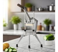 Cortador de tiras manual multifuncional comercial: máquina de cortar en dados vertical y máquina de patatas fritas portátil para uso doméstico y cocina (AY-400)