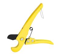 Cortador de tubo de PVC 0-31 mm, aleación de aluminio resistente, hoja SK4 afilada, cortatubos seguro, ideal para tubos PER, CPVC, PP-R y caucho