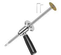 Cortador de tubo interior de PVC - Cabeza giratoria, profundidad de corte ajustable de 7 pulgadas Diseño compacto | 1 Configurar herramientas de corte de caudal profundo, borde de tubo de más