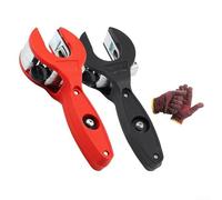 Cortador de tubos de diseño ergonómico para reducir la fatiga de la mano durante un uso prolongado (negro+rojo)
