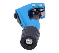 Cortador de tubos de PVC tipo tijera, herramienta para cortar tuberías de plástico, cobre, aluminio y acero inoxidable; mini cortatubos ajustable con doble rodillo para fontanería (El cortador es