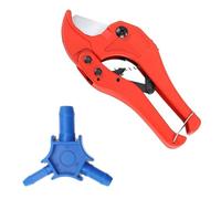 Cortador de tubos, Tijeras para tubos, Cortador de Tubos de Plástico, Corta Tubo de PEX, Tijeras para tubos de PVC, Cortatubos de PVC, Calibrador multifuncional para tubos compuestos de hasta Ø 42 mm