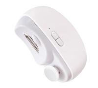 Cortador de uñas automático, LED Light Nail Clippers, USB Rechargeable Nail File, Electric Fingernail Trimmer, Low Noise Nail Clippers, 2 en 1 Nail Cutter and File, Safety Nail Trimming Device,