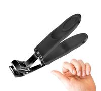 Cortador de uñas, Clipper de uñas en ángulo - Juego de uñas de pesada | Herramientas de cuidado personal anti-salpicaduras, recortadora de uñas para aseo de viaje, manicura doméstica