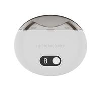 Cortador de uñas, cortador eléctrico, 3,5 x 2,95 x 1,37 pulgadas recargable Tool for Adults, Finger Care, Home, Travel, Silent, Anti-Pinch, Digital Display, 3 velocidades, Abs Metal