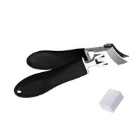 Cortador de uñas de acero inoxidable, herramienta de manicura de pedicura, punta inclinada, cortador de cutículas, cortador antisalpicaduras, recortador de uñas de acero inoxidable