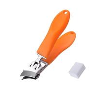 Cortador de uñas de acero inoxidable para pedicura, herramienta de manicura, punta inclinada, cortador de cutículas, cortador de uñas antisalpicaduras, recortador de uñas