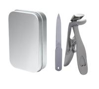 Cortador de uñas de apertura de mandíbula ancha, cortador de uñas de cabeza angulada, cortador de uñas de acero inoxidable para personas mayores