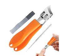 Cortador de uñas de metal PVC curvado cortador de uñas cortador de uñas ergonómico cortador de uñas multifuncional Naiil Cliper más ancho que se recoge