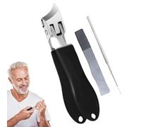 Cortador de uñas de PVC curvado para uñas, cortador de uñas ergonómico, cortador de uñas multifuncional, más ancho que se recoge