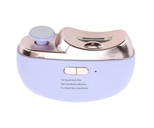 Cortador de Uñas Eléctrico, Molinillo de Uñas Eléctrico Multifuncional, Adecuado para Pulir las Uñas y Recortar Uñas de bebé, Ahorro de Mano de Obra y Eficiente (Violeta)