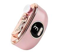 Cortador de uñas eléctrico para personas mayores, corte doble seguridad | con de almacenamiento, 3 velocidades y LED | Para toda la familia casa viaje salón cuidado de las manos