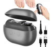 Cortador de uñas fácil, recortador de uñas fácil de recortar, cortaúñas fácil para personas mayores, amoladora inteligente 3 en 1, recortadora LED sin dolor para uñas gruesas, soporta artritis y