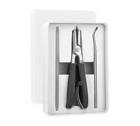 Cortador de uñas inclinado | Para Uñas Encarnadas Especializado,Set De Manicura De Precisión Ergonómica De Acero Inoxidable Antideslizante Para Salón Y Viaje