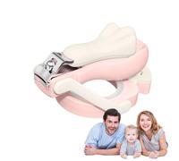 Cortador de uñas para bebés, cortaúñas, pinza portátil plegable con lupa y luz LED para edades