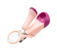 Cortador de uñas para el cuidado del bebé | Tijeras de uñas para manos y pies con aumento - Cortador de uñas de acero inoxidable preciso para manos y pies - Familia Niños Niñas