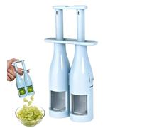 Cortador de uvas Prensa de doble barril para cortar verduras | Cortador de Tomates Portátil para tomates cherry aceitunas bayas preparación de comidas hogar restaurante ensalada