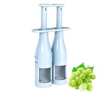 Cortador de uvas Prensa de doble barril para cortar verduras | Cortador de uvas para el hogar para tomates cherry aceitunas bayas preparación de comidas hogar restaurante ensalada