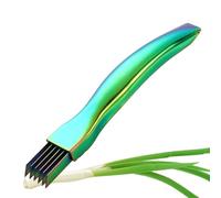 Cortador De Verde,Utensilio Antideslizante que Ahorra Tiempo | Herramienta de Cocina para Rebanar | Para Patata Zanahoria Pepino Madre Padre Ama De Casa Hogar Picnic Dormitorio Camping