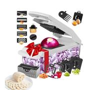Cortador de verduras, cortador de para verduras y utensilios de cocina | Utensilios de cocina manuales multifunción para ensaladas, verduras, zanahorias y frutas, rallador de queso y esenciales