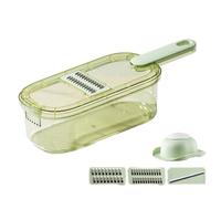 Cortador De Verduras - Cortador De Pepino - Accesorio De Cocina con Recipiente y Rallador para Ensaladas BBQ Camping