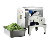 Cortador de verduras eléctrico comercial, cortador de cebolletas de 360 W, grosor ajustable de 1 a 30 mm, 900 RPM para jengibre, chile, patata, pepino