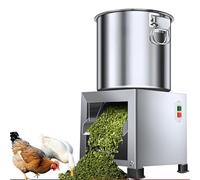 Cortador de verduras eléctrico comercial y picador de forraje, tamaño de corte ajustable de 1800 RPM para procesamiento de alimentación de aves de corral