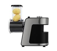 Cortador de verduras eléctrico de 1000 W, cortador de verduras profesional, con 10 cuchillas intercambiables, fácil de limpiar, rallador de cocina para frutas y verduras