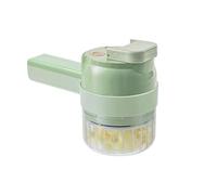 Cortador de verduras eléctrico inalámbrico de mano, multifunción, para puré de ajo, rebanadas de cebolleta