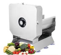 Cortador de verduras eléctrico y manual de 40 W, máquina de rebanar alimentos comercial, procesador de alimentos totalmente automatizado