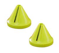 Cortador de verduras en espiral, 2 piezas, cortador de verduras de mano, espagueti, calabacín, rallador de fideos, cortado...