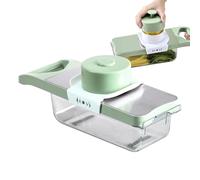 Cortador de verduras manual, cortador de verduras helicóptero, Slicer de verduras multifuncionales Dicer, Gadgets de cocina desmontables, rebanadora de para molienda, trituración