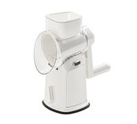 Cortador de verduras multifuncional con 10 cuchillas para una preparación eficiente de alimentos, con cubierta de seguridad, tubo de alimentación grande y base de succión antideslizante para mayor