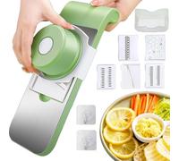 Cortador De Verduras Multifuncional, Cuchillo Triturador De Acero Inoxidable De 6 Cuchillas, Picador De Alimentos Con Recipiente, Artículos Esenciales for El Hogar Y Utensilios Cocina for Preparar Com