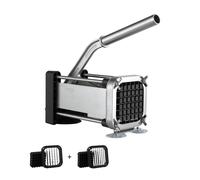 Cortador de VEVOR, cuchilla de acero inoxidable, cortador de verduras, 2 cuchillas