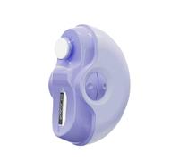 Cortador eléctrico de bajo ruido para piel delicada, para niños y adultos, podadora recargable combinada contra apretones, sustancia ABS, uso familiar, lima eléctrica unguis