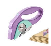 Cortador Eléctrico de Cajas para el Cartón,Herramienta Manual de Corte Ergonómica Recargable por USB - Cortador eléctrico inalámbrico y tijeras de tela - Para Alfombras, Cuero, Papel, Tela, Embalajes,