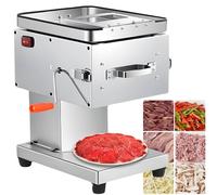 Cortador eléctrico de carne con hoja afilada, alta eficiencia para uso profesional y doméstico en la cocina
