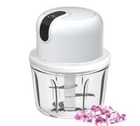 Cortador eléctrico de cebolla, picadora de cebolla: 350 ml, picadora eléctrica recargable por USB, picador de ajo, cebolla, carne, ajo, nueces