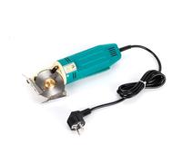 Cortador eléctrico de tela redondo de 70 mm, 220 V, con hoja HSS, para costura, patchwork, manualidades y manualidades, 1400 rpm, motor de 170 W, autoafilado