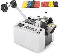 Cortador eléctrico de tubos termorretráctiles con control por microcomputadora, ancho de 1 a 90 mm, alta precisión para manguitos.