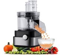 Cortador eléctrico de verduras con rejilla de 5 cubos, capacidad de 5000 ml, ideal para picar zanahorias, patatas, cebollas, perfecto para uso doméstico y comercial