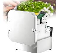 Cortador eléctrico de verduras, cortador comercial de cebolletas y máquina de corte de puerros, 200 W, 700 RPM, 150 kg/hora, picadora de cebolla verde y apio