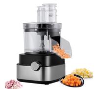 Cortador eléctrico de verduras en cubitos, rallador triturador profesional de capacidad de 5000 ml, procesador de alimentos de acero inoxidable, para uso comercial en el hogar, restaurantes