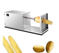 Cortador eléctrico de verduras en espiral, acero inoxidable, para uso doméstico y comercial