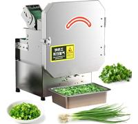 Cortador eléctrico de verduras resistente, cortador profesional de acero inoxidable para cebollas, tomates, pimientos, patatas, champiñones, equipo de cocina comercial