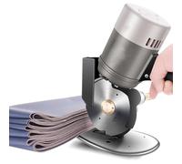 Cortador eléctrico giratorio de tela, diseño de mano con afilado automático, corte multicapa, velocidad de 2400 rpm, ideal para textiles