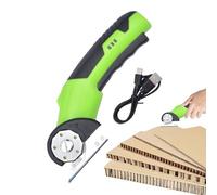 Cortador eléctrico,Herramienta de corte para moqueta con cerradura de seguridad y LED | Tijeras recargables para moquetas, uso industrial, tejidos, cuero, ocio creativo y carpintería