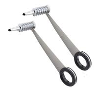 Cortador en espiral de acero inoxidable, 2 unidades, cortador en espiral, pelador de verduras para calabacines, pepinos, zanahorias, manzanas, utensilios de cocina para platos creativos, aperitivos