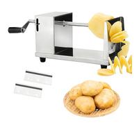 Cortador en espiral de patatas, cortador en espiral, cortador de patatas, cortador manual en espiral, cortador de patatas, cortador en espiral adecuado para patatas, pepinos, frutas, tornado